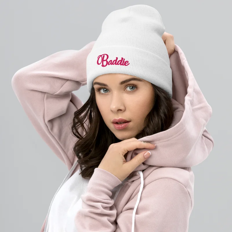 Baddie Embroidered Beanie