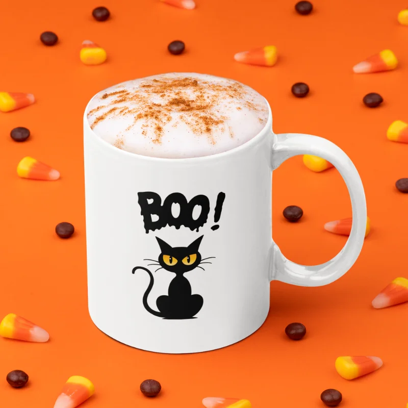 Boo Glossy Mug - Image 2