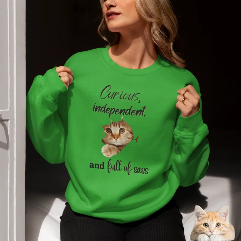 Cat Sweatshirt - Image 3