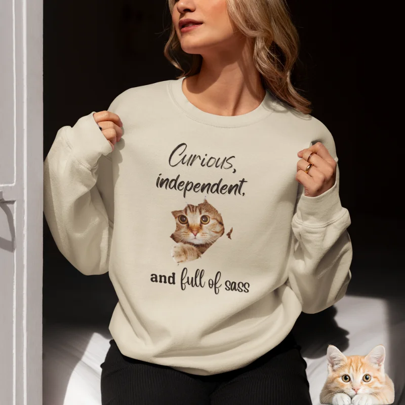 Cat Sweatshirt - Image 6