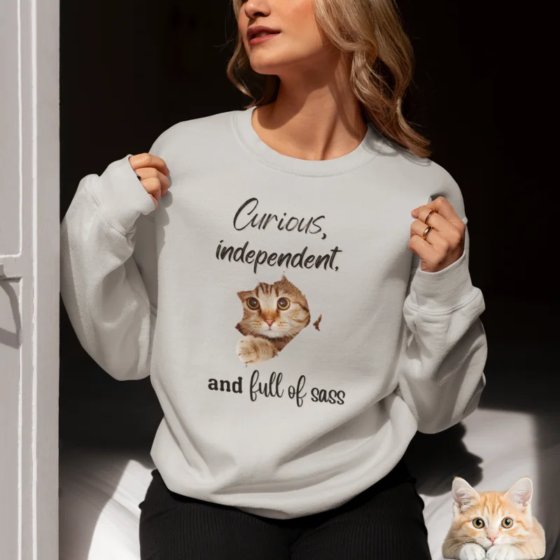 Cat Sweatshirt - Image 7
