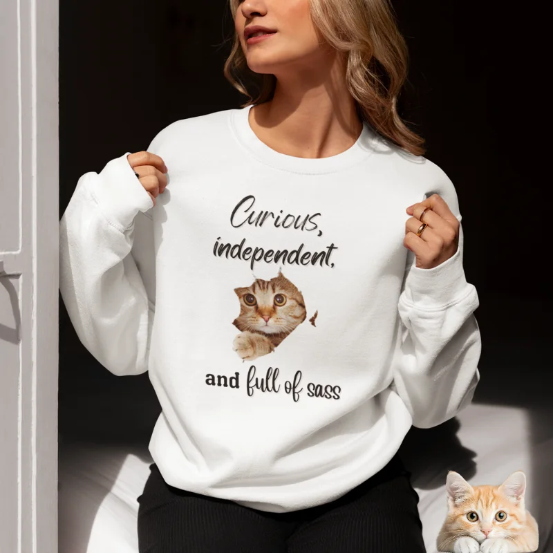 Cat Sweatshirt - Image 8