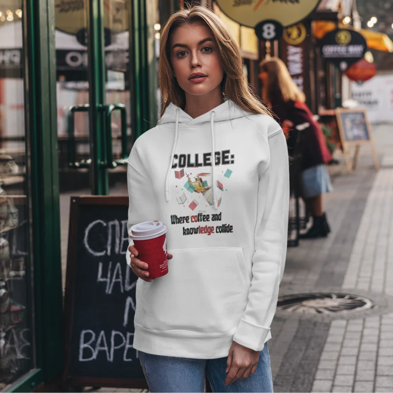 College-Coffee Hoodie - Image 7