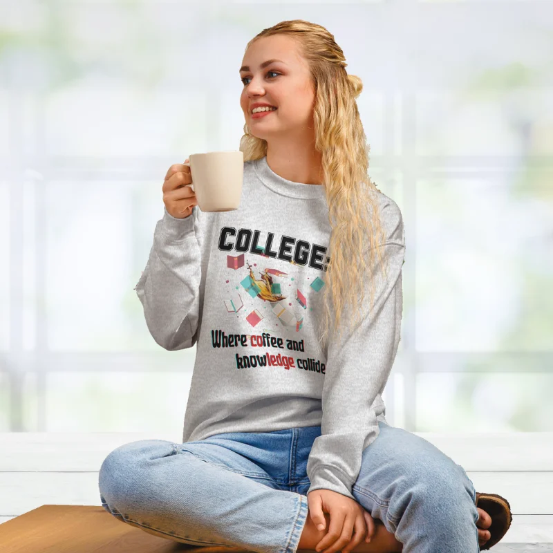 College-Coffee Sweatshirt - Image 2