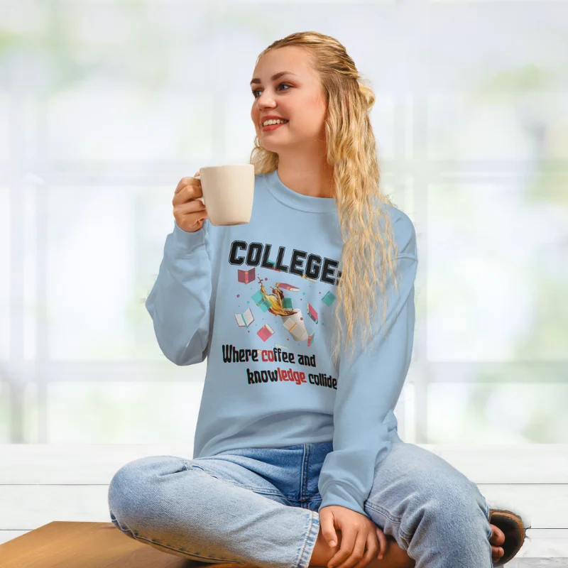 College-Coffee Sweatshirt - Image 4