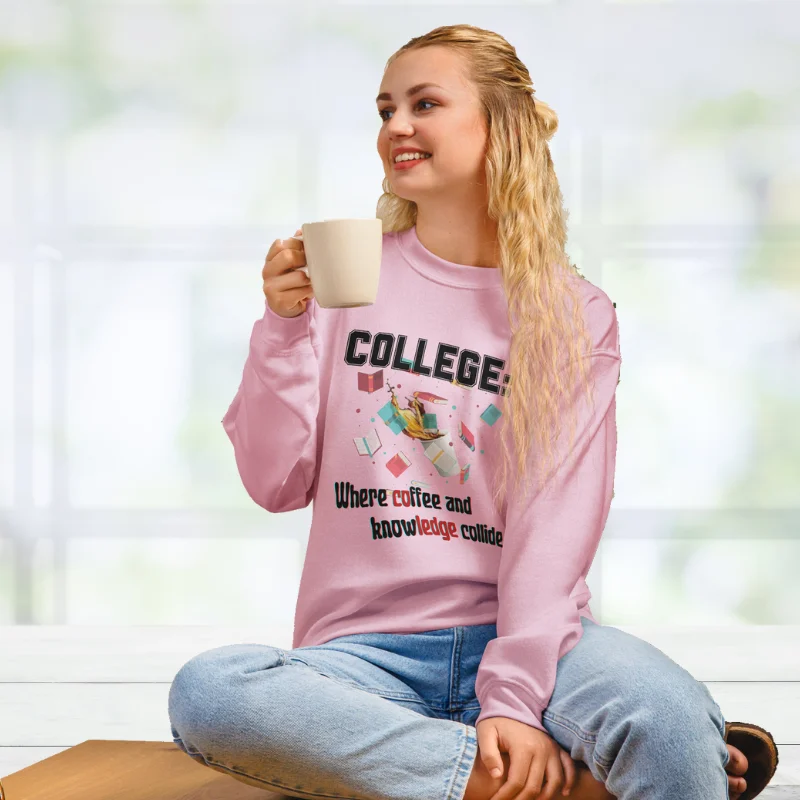 College-Coffee Sweatshirt - Image 5