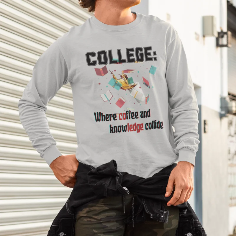 sport grey long-sleeve tee