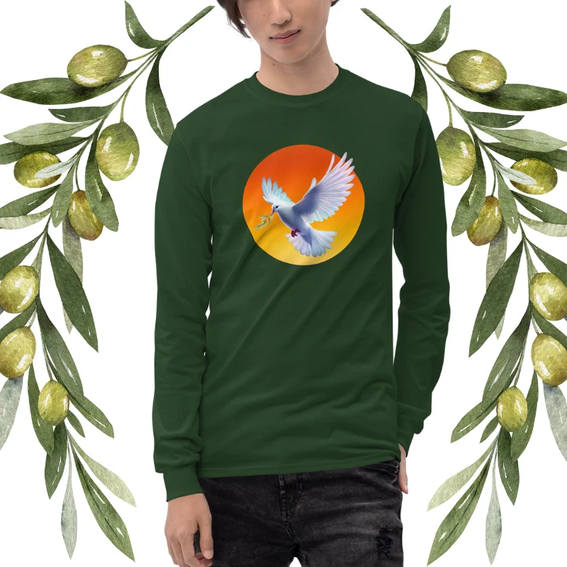 Forest Green long-sleeve tee