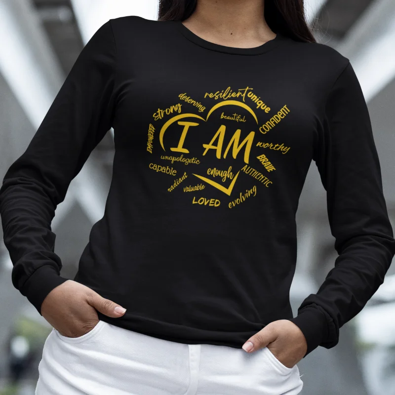 Black Long-Sleeve Tee