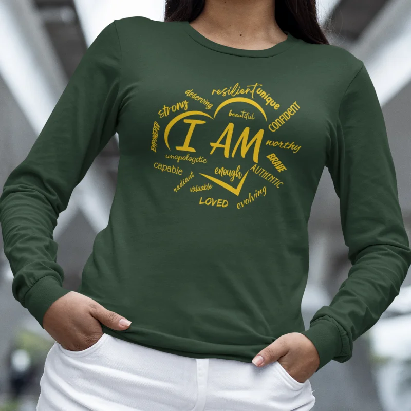 Forest Green Long-Sleeve Tee