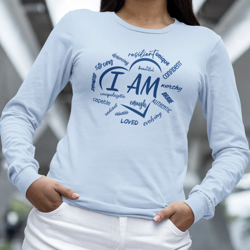 Light Blue Long-Sleeve Tee