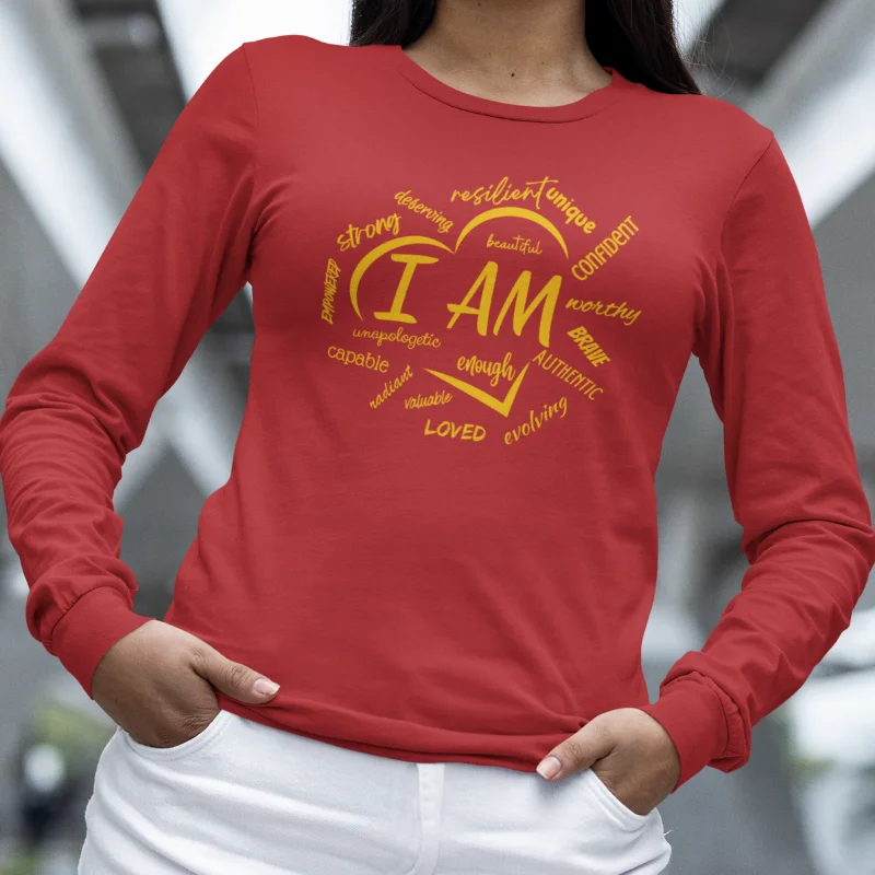 Red Long-Sleeve Tee