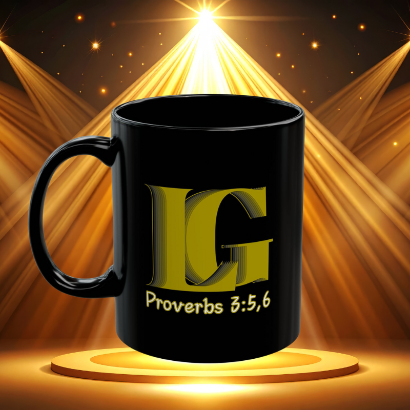 Let Go, Let God Glossy Mug - Image 2