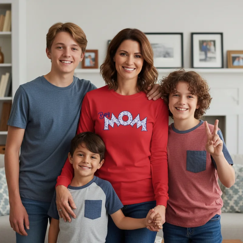 Red Long-Sleeve Tee