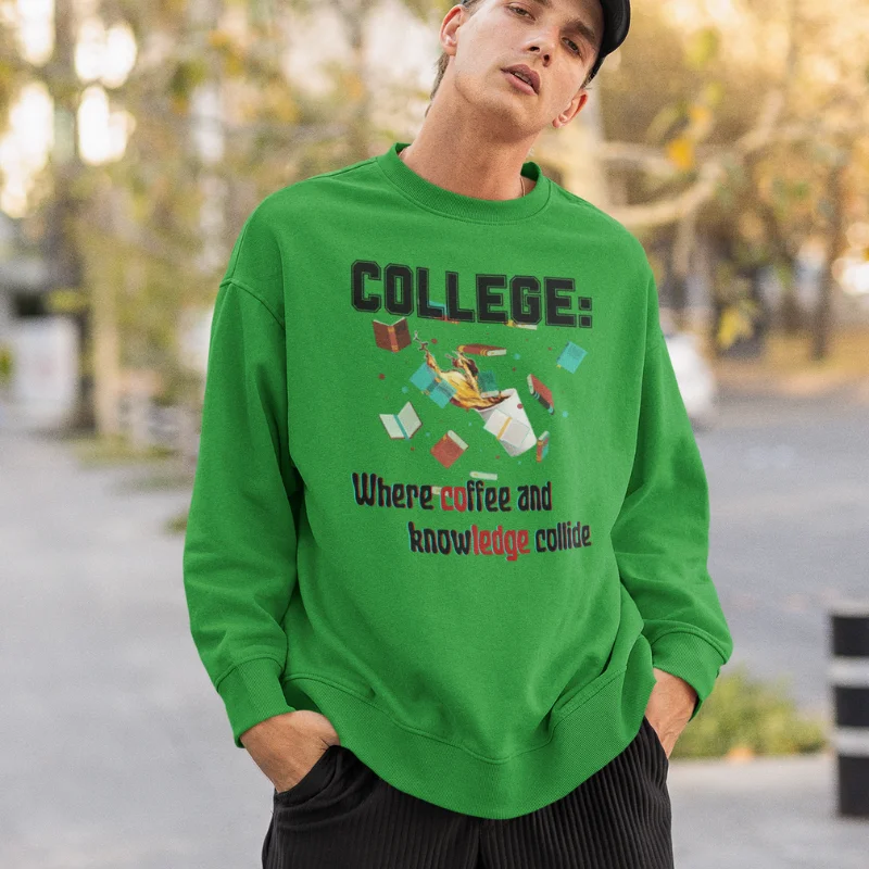 College-Coffee Sweatshirt - Image 3