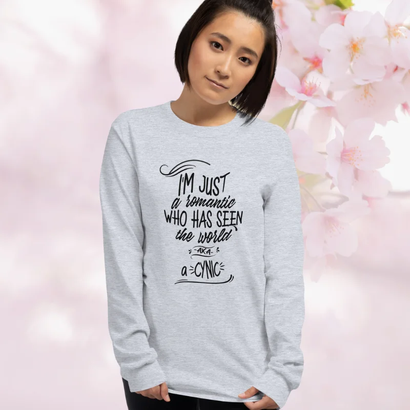 sport grey long-sleeve tee