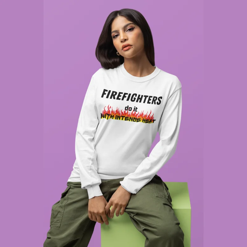 White long-sleeve tee