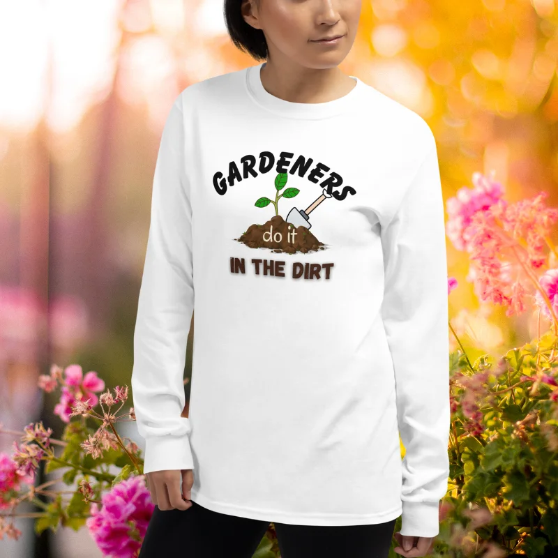 White long-sleeve tee