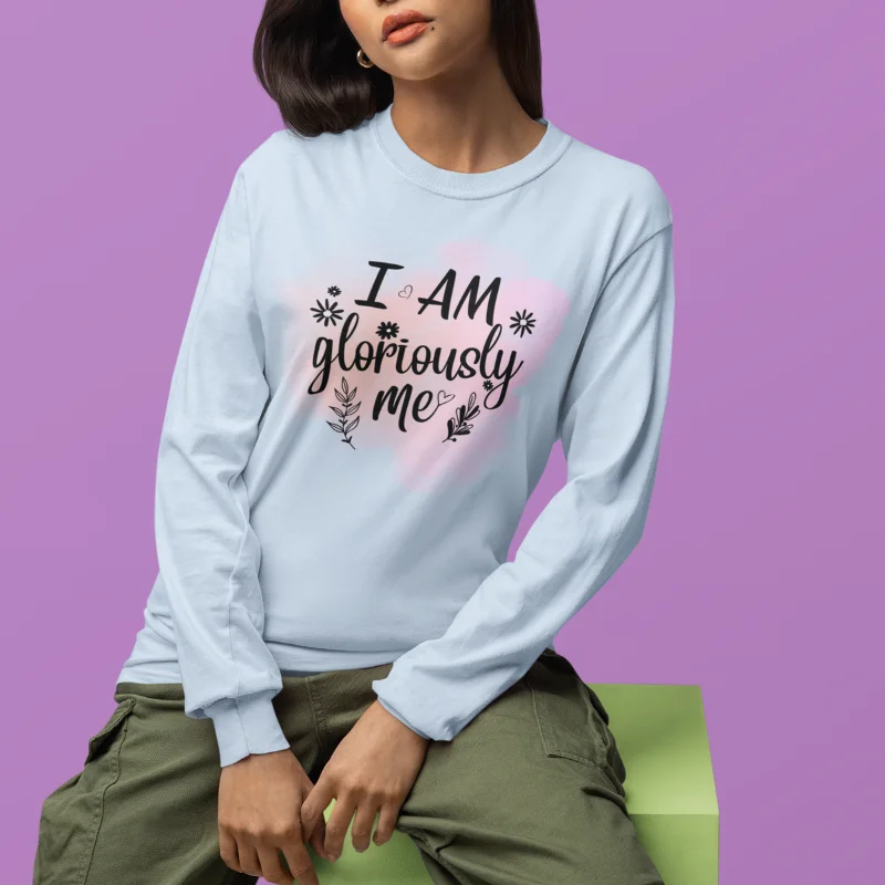 Light Blue long-sleeve tee