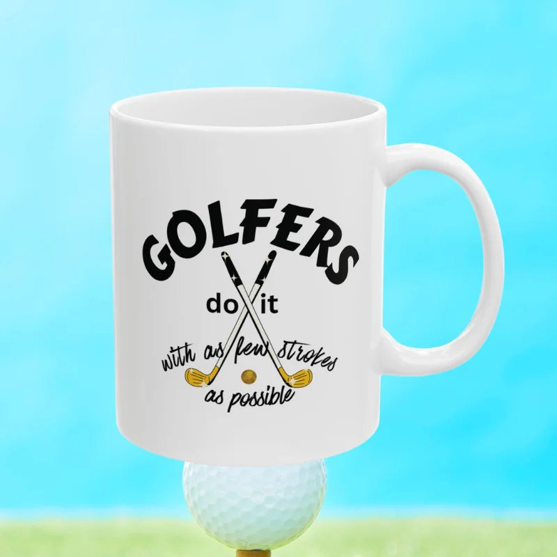 Golfer Glossy Mug