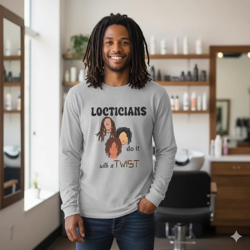 Loctician Long-Sleeve Tee - Image 5