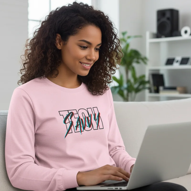 Light Pink Long-Sleeve Tee