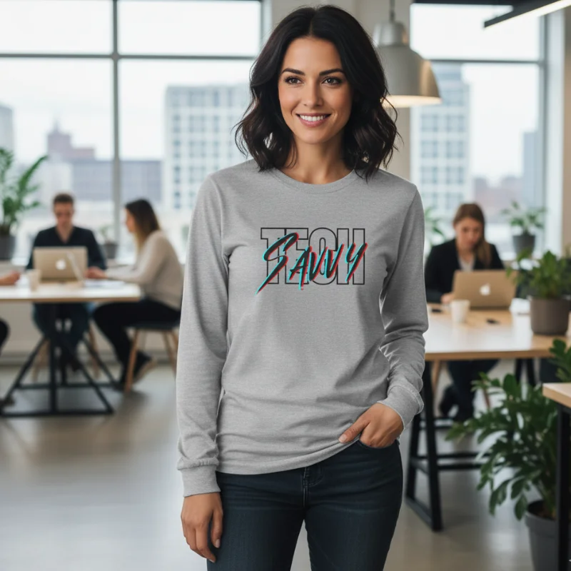 Sport Grey Long-Sleeve Tee