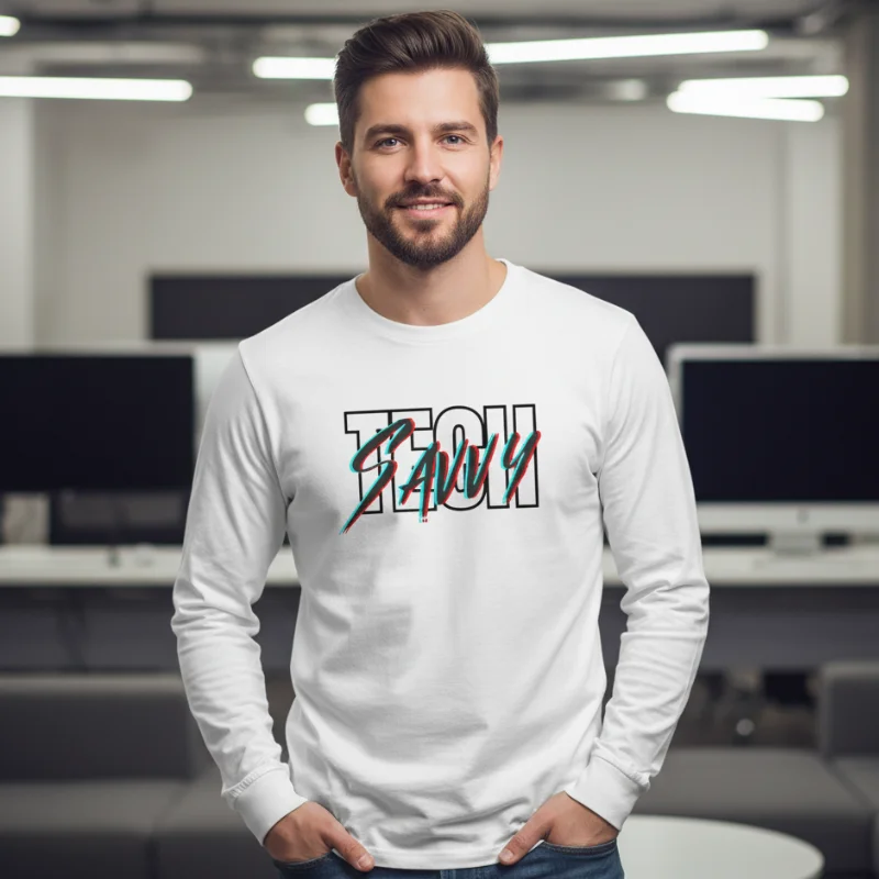White Long-Sleeve Tee