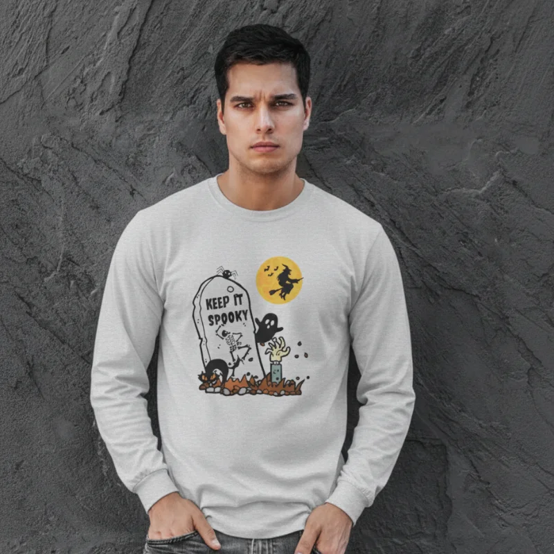Spooky Long-Sleeve Tee - Image 2