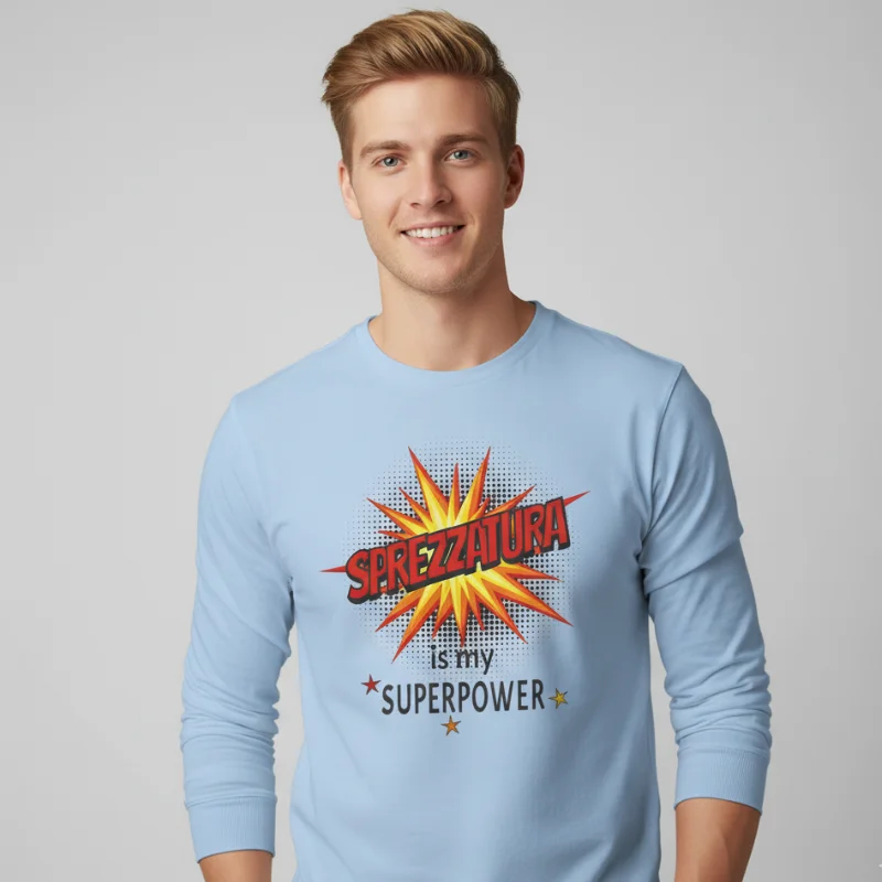 Light Blue Long-Sleeve Tee