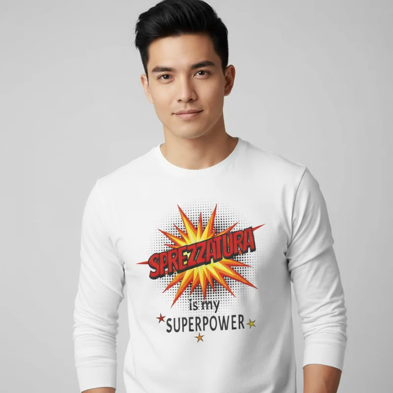White Long-Sleeve Tee