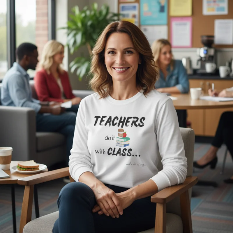Teacher Long-Sleeve Tee - Image 6