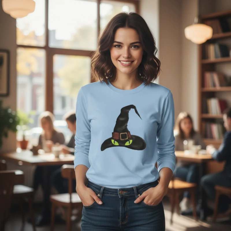 Witch Hat Long-Sleeve Tee - Image 3