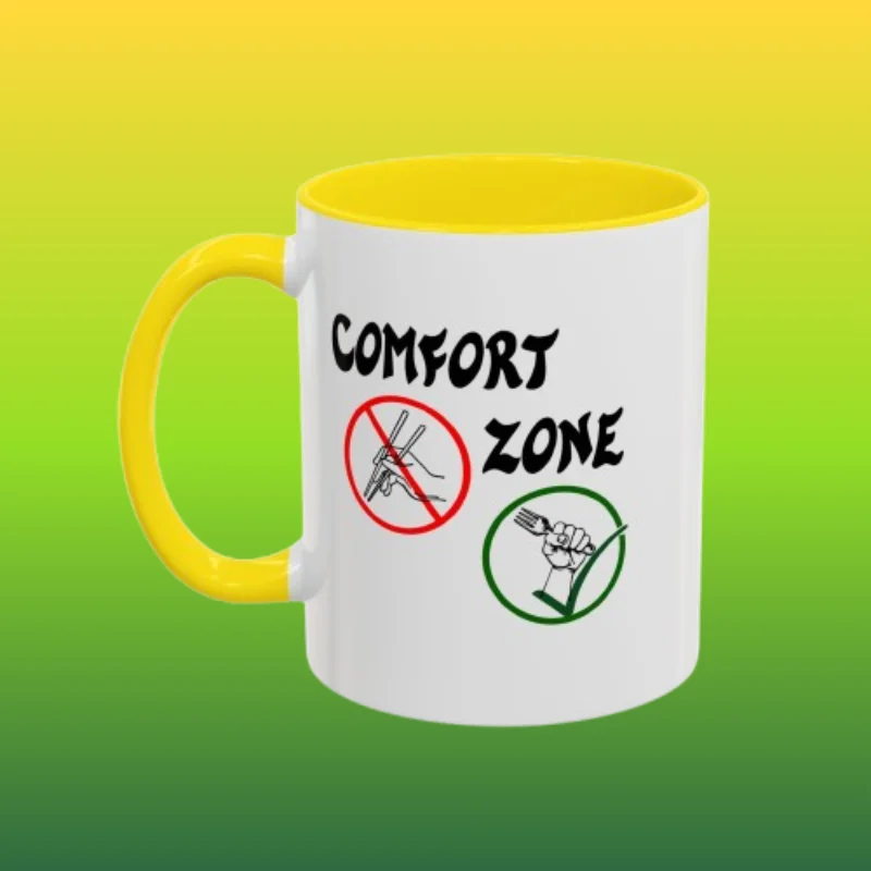 Comfort Zone Glossy Mug