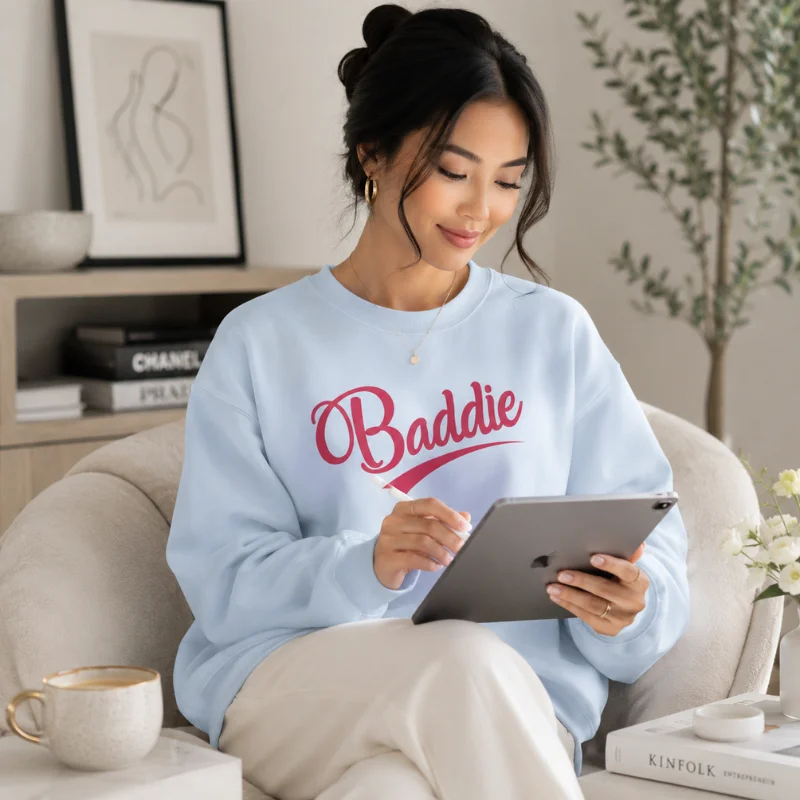 Light Blue Sweatshirt