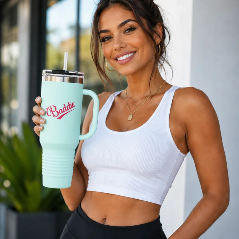 Teal Travel Mug