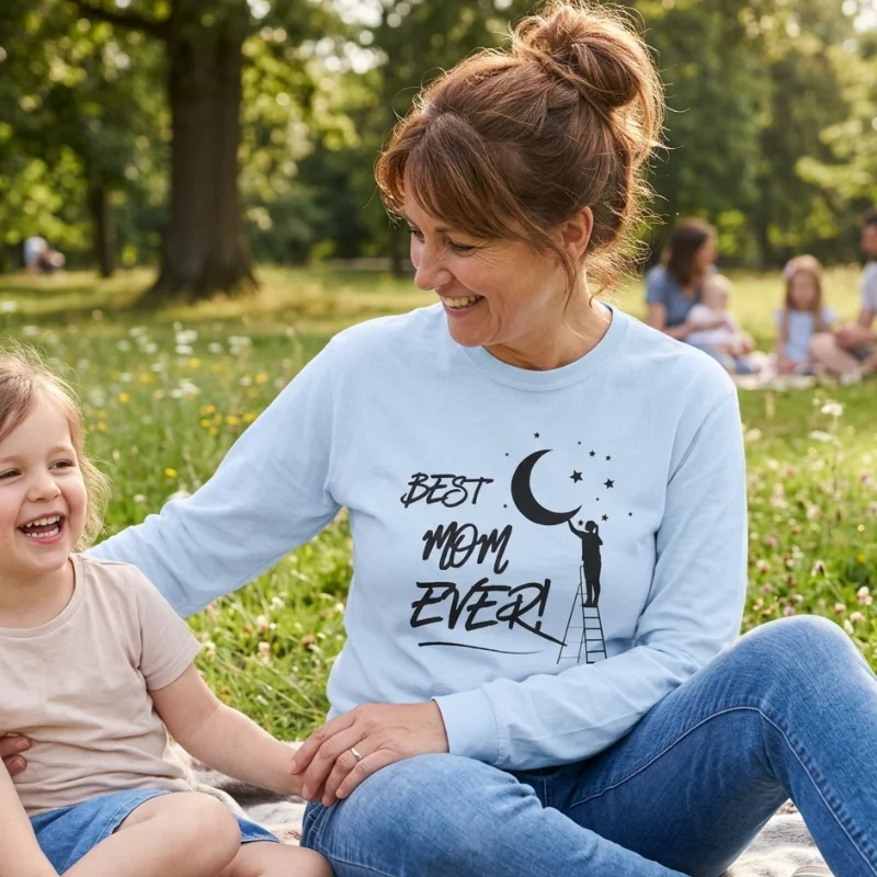 Light Blue Long-Sleeve Tee