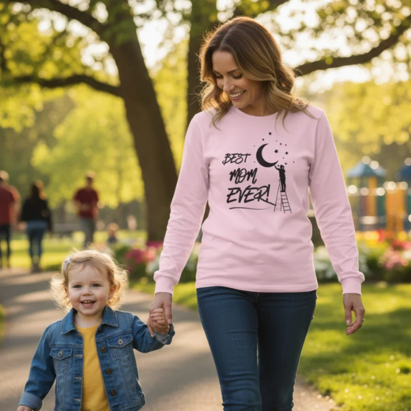Light Pink Long-Sleeve Tee
