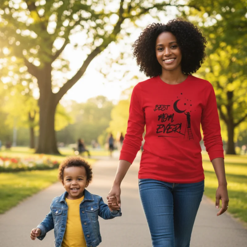 Red Long-Sleeve Tee