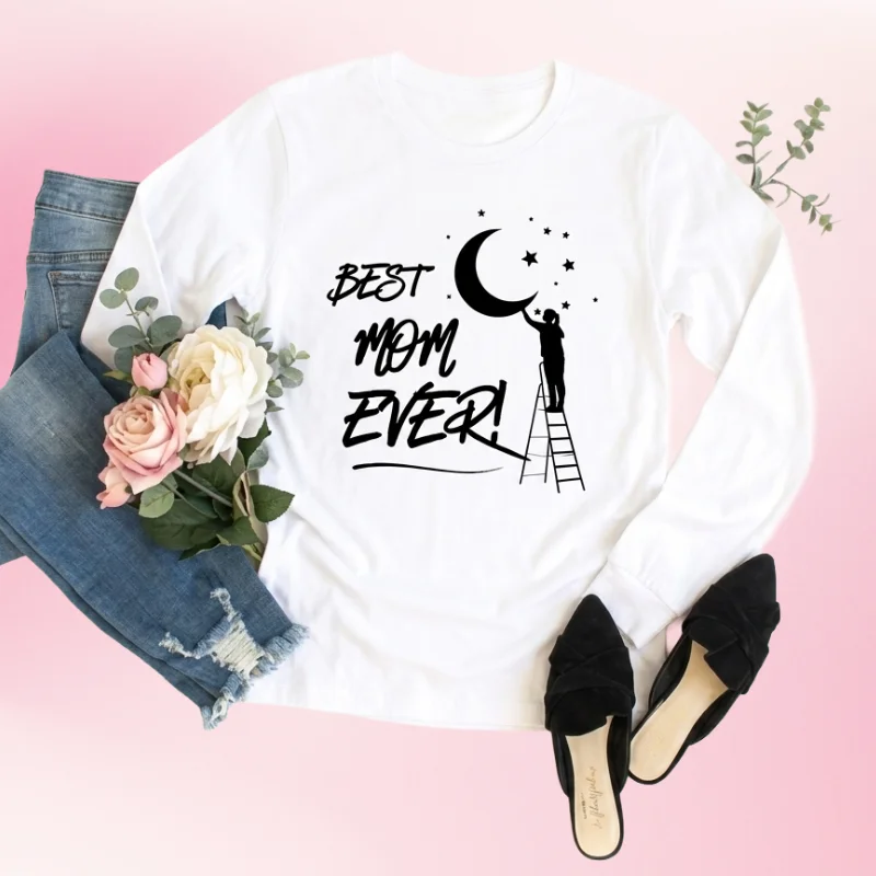 White Long-Sleeve Tee