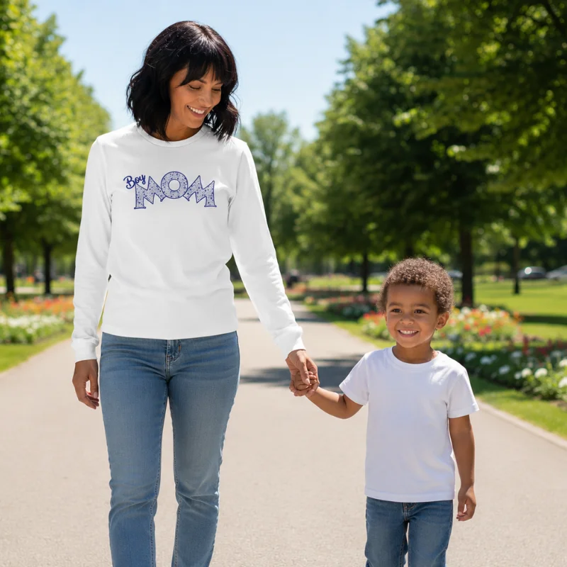 White Long-Sleeve Tee