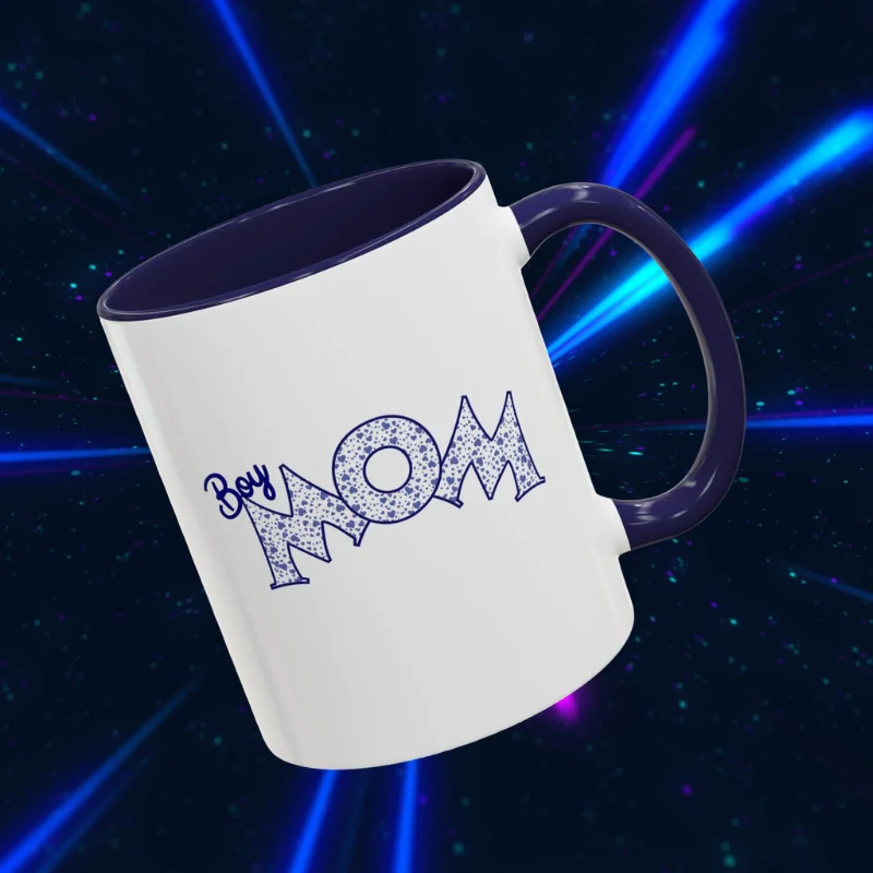 Boy Mom Glossy Mug