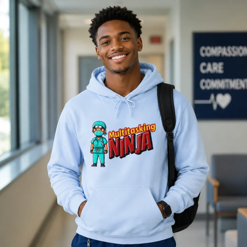 Light Blue Hoodie