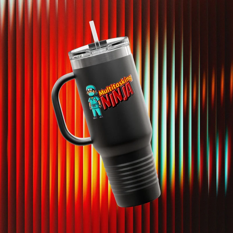 Black Travel Mug