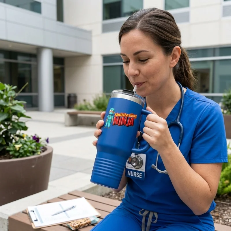 Royal Blue Travel Mug