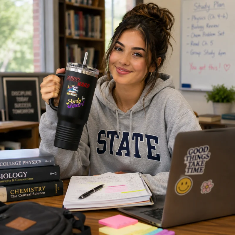 Black Travel Mug
