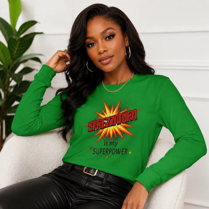 Irish Green Long-Sleeve Tee
