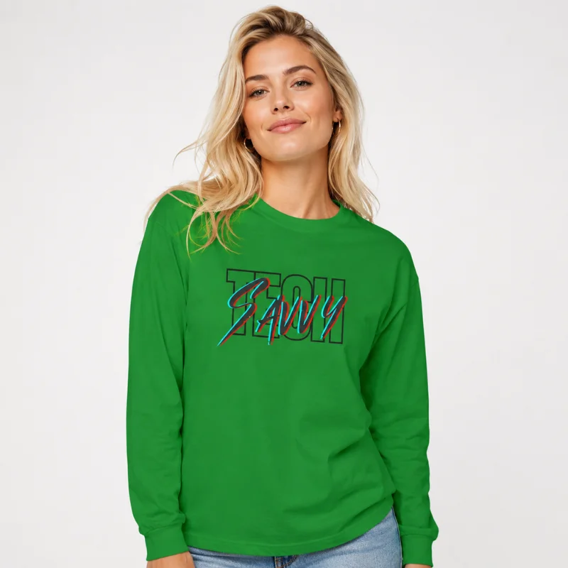 Irish Green Long-Sleeve Tee