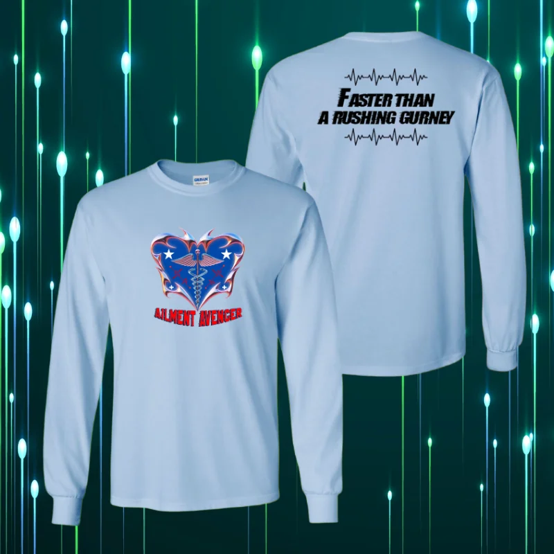Light Blue Long-Sleeve Tee