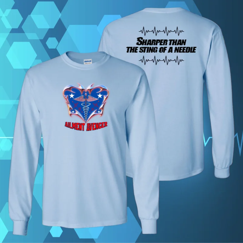 Light Blue Long-Sleeve Tee
